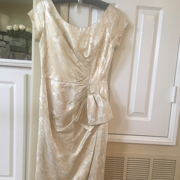 Vintage Gold Brocade Cocktail dress